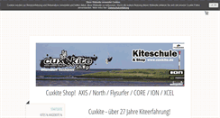 Desktop Screenshot of cuxkite-shop.de